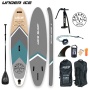 Triple Layer Strongest Wood Design inflatable Sup Stand Up Paddle Board ISUP air board