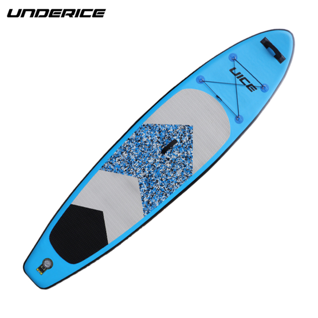 UICE  Custom Logo 10'x30''x5'',10'6''x32''x6'', 11'x33'x6''  Blue Camo SUP Board Inflatable Stand Up Paddle Board