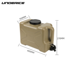 Uice Drinking water dispenser mineral water bottles container with faucet Water Carrier