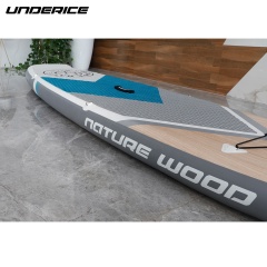 11'x33''x6''/335x84x15cm Hot-selling Wood Design  Inflatable Sup Stand Up Paddle Board ISUP