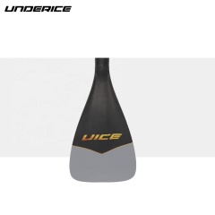 2021 UICE new design black with grey color 3-pieces aluminum paddle with unique design