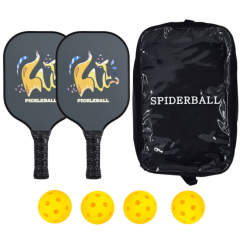 Carbon outdoor sports racket fiber pickleball paddle with ice hockey