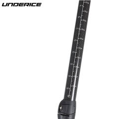 ALL BLACK CARBON FULL Carbon SUP Paddle Adjustable 3-pieces for inflatable paddle board