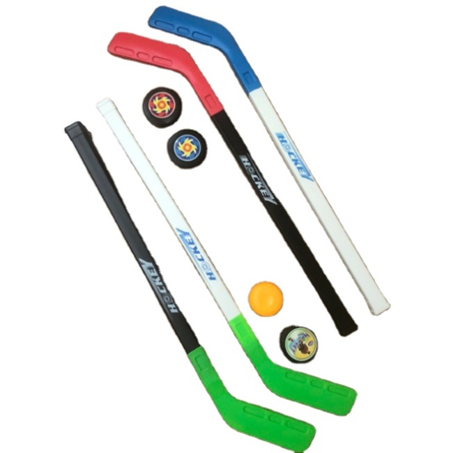 Children's sports hockey stick pulley cue set toy hockey stick