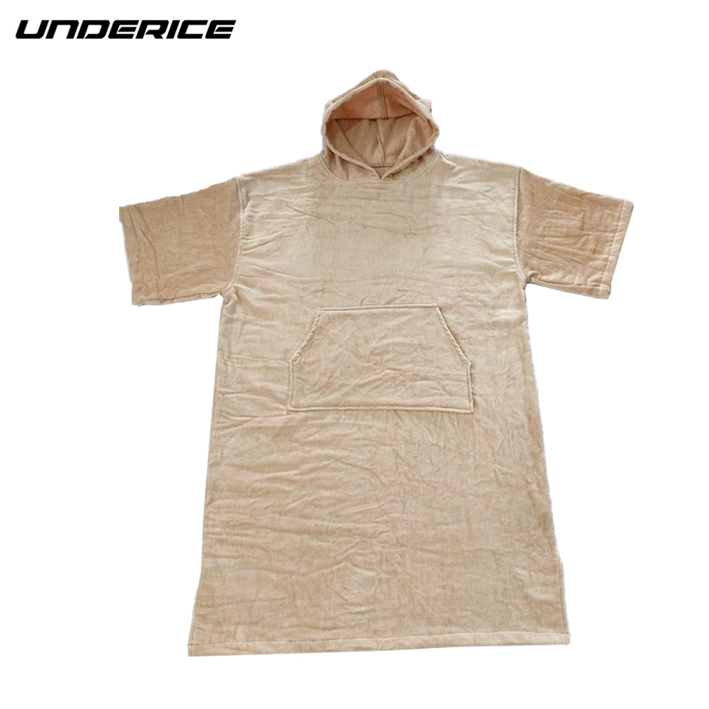 All'ingrosso 100% cotone spugna velluto surf poncho unisex di alta qualità  spiaggia poncho asciugamano surf fornitori -sotto