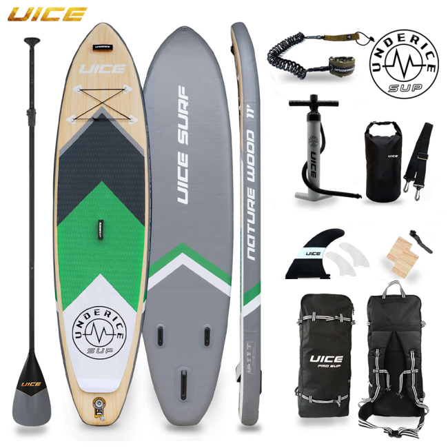 2021 Best Selling 10.6'' Double Layers Sup Board Inflatable Stand Up Paddle Board with All Accessories