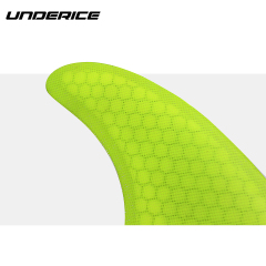 UICE Factory customized neon color honeycomb fins sup paddle board fiberglass fins custom fiberglass fin