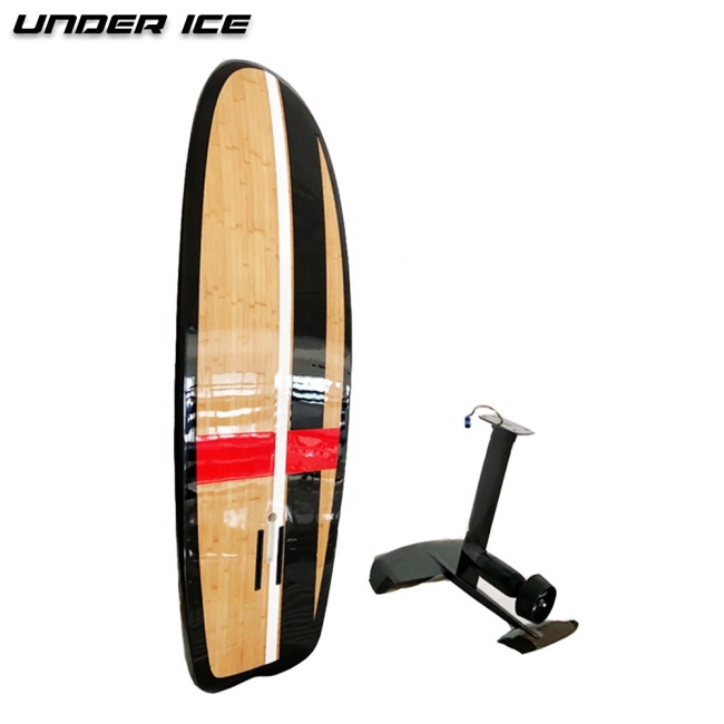 Complete set 130cm 135cm 140cm 145cm 150cm e-foil electric hydro board surfboard with bamboo veener