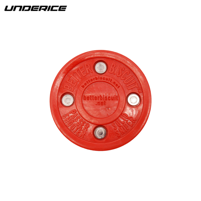 UICE Factory Wholesale Ice Hockey Puck Red Biscuit Roller Hockey Training Puck