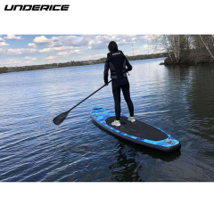 UICE 11ft Ocean Blue Print Custom Design Inflatable SUP Paddle Board With Surfboard Bag