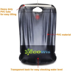 Solar Portable Water Camping Shower Bags 5 gallons/20L Solar Heating Camping Shower Bag