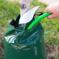 Garden Irrigation 20 Gallons Slow Release UV Resistant Green Automatic Tarpaulin Tree Watering Drip Bag