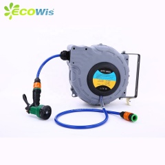 Rewind Garden Hose Home Cleaning Automatic Retractable Hose Reel With Watering Sprayer