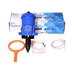 2020 Amazing 0.2~2% Dilution High Quality Blue Chemical Fertilizer Injector 20~2500L/h Proportioner Doser Pump
