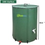 Flexible Collapsible Rain Barrel 100L, FlexiTank AutoPot foldable outdoor portable rain water collection barrel