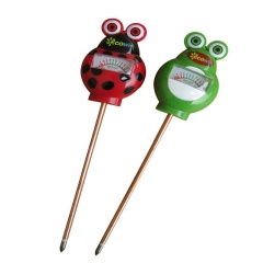 Simply Conserve | Ladybug Themed Moisture Meter, Frog Beetles Soil Hygrometer Moisture Meter