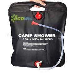 Solar Portable Water Camping Shower Bags 5 gallons/20L Solar Heating Camping Shower Bag