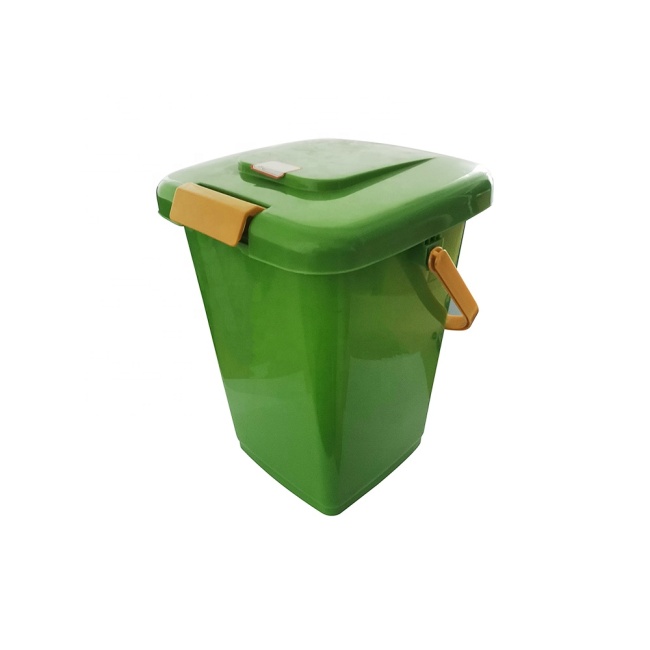 Kitchen Plastic Composter Home Food Waste Bucket Compost Bin with Filter