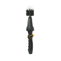 High Quality Rotary Bike Wash Vibrating Cleaning Brush Water Driven Hose Connect No Electric Cleaning Drill Brush