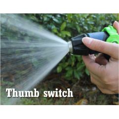 Pretty Metal Mini Adjustable Thumb Control Trigger Garden Hose End Water Jet Nozzle for Watering