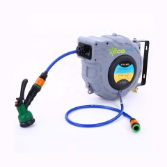 Rewind Garden Hose Home Cleaning Automatic Retractable Hose Reel With Watering Sprayer