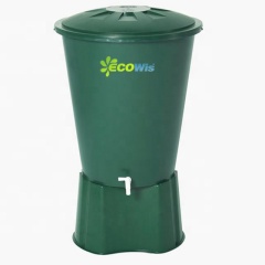 250L Plastic Garden Water Butt Tap Diverter Stand Kit, Garden Water Storage Containers