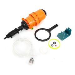 High Quality Orange Plastic 25-3200L/h Water Driven Dosing Chemical Fertilizer Injector Pump 0.2-2% for Sale