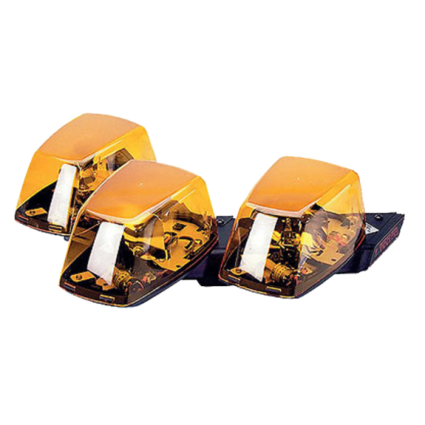 Rotating Warning Signal 3 Pod halogen mini vector light bar for tow truck