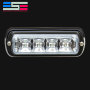 Oberflächenmontage IP67 Mini 3Watt Einsatzfahrzeuge Auto 12V LED Flash Amber Escort Beacon Light
