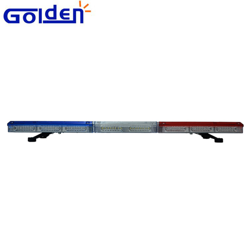 Red blue military 88 linear led police light bar for vehicles