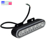 12-V-Auto-LED-Kühlergrill-Halterungsblitz, blinkende Warnlichtkopf-Notpolizeilichter