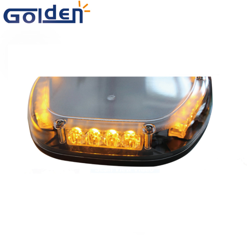 Red blue Led car roof top strobe flashing emergency vehicle used warning police light bar