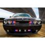 Led Mini warning lighthead police red blue strobe light