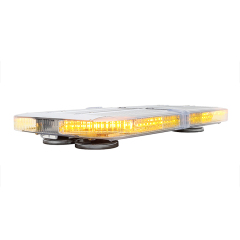 Avertissement de clignotant clignotant d'urgence sur le toit de la police Led Mini barre lumineuse stroboscopique magnétique ambre