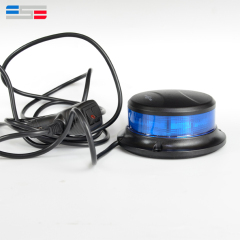Baliza estroboscópica azul giratoria de policía de advertencia micro LED