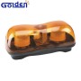 Police red blue rotating flashing Xenon mini light bar with a pair of screw type impulse flash light