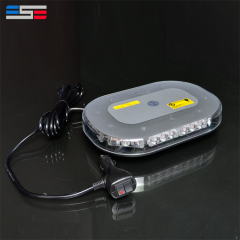 Amber Magnetic micro mini lumière stroboscopique d'urgence led barres de balise