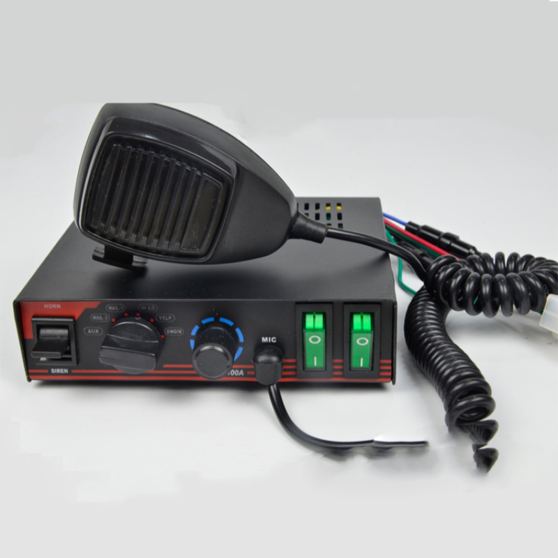 DC 12v 100w siren and speaker police ambuance fire alarm with microphone siren host 200 db