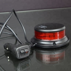 Mini baliza estroboscópica de advertencia con led rojo de 12v para camiones y vehículos