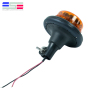 DIN pole mount emergency strobe flashing amber led beacon