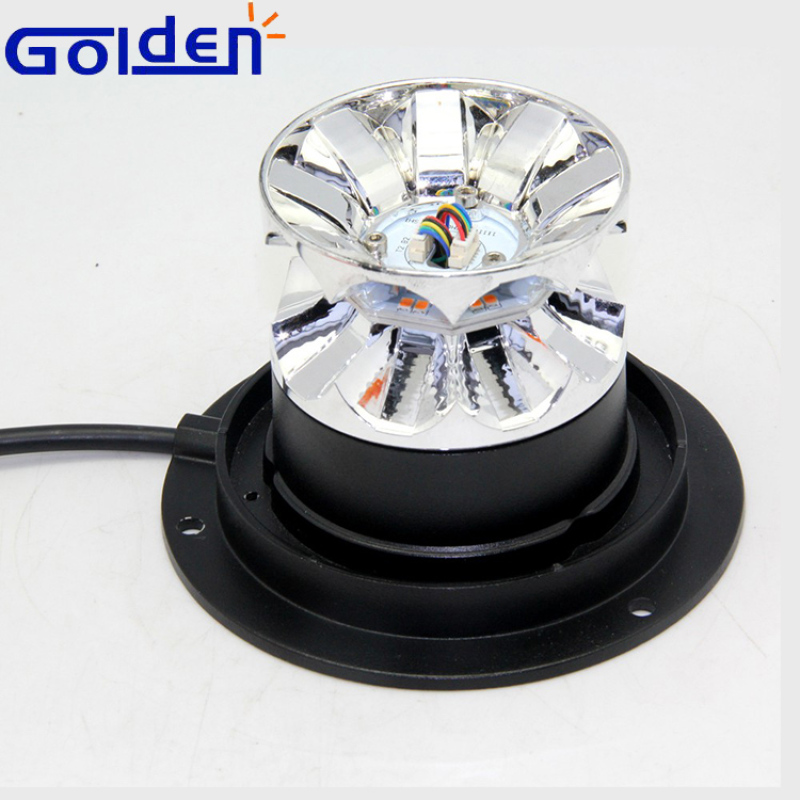 Amber Emergency vhielce used 12v 24v airport car roof magnetic rotating flashing beacon led warning light