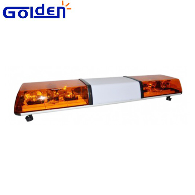 Barre lumineuse orange d'avertissement rotative montée sur le toit de la voiture pour système d'éclairage de véhicule d'urgence