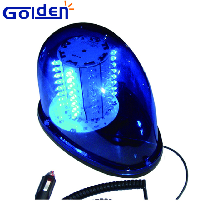 Luz de baliza de ambulancia de caracol estroboscópico de alarma de advertencia intermitente LED de color azul