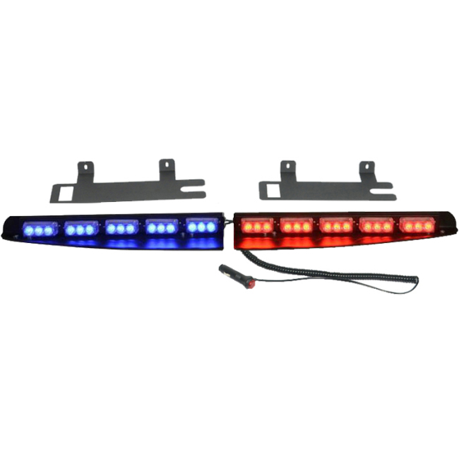 Полицейская светодиодная приборная панель Вспышка лобового стекла Предупреждающий световой сигнал для патрульных машин