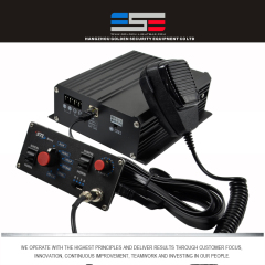 Kit de sirena de policía inalámbrica de control remoto electrónico amplificador de coche 200w con altavoz