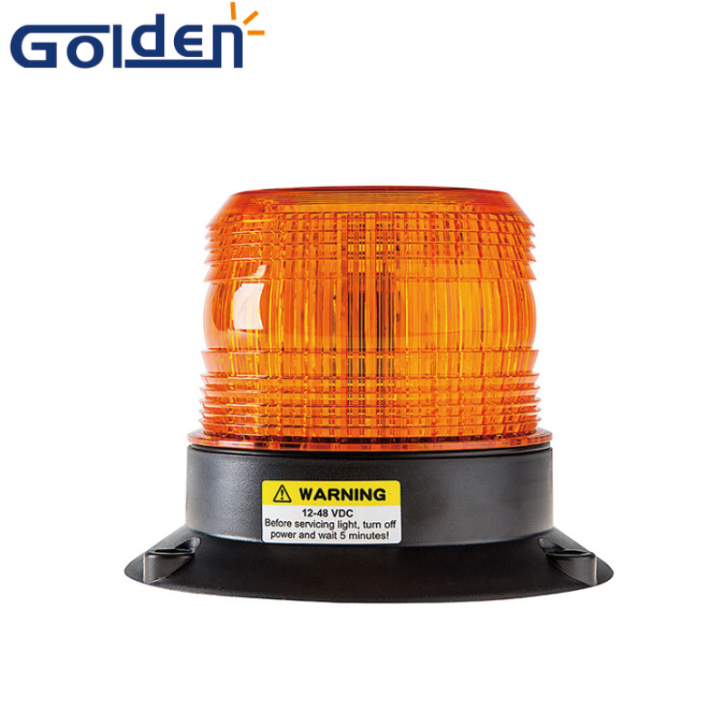 Marine LED magnetic mount flashing revolving strobe beacon light with dome cover