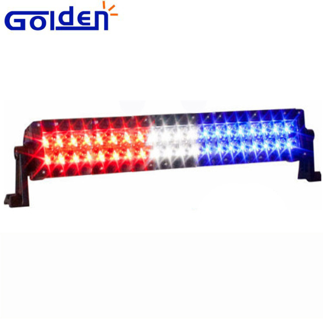 120w Daul Farbe rot blau bernsteinfarben Polizei Offroad Spot Flut Arbeit LED-Balkenlichter