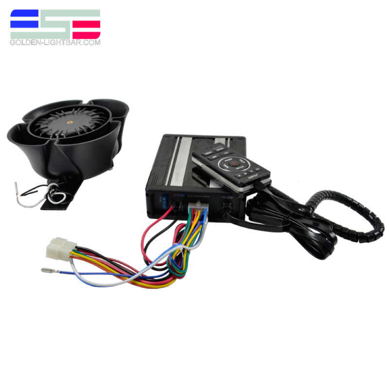 CJB 200W Police Siren Alarm With Horn Speaker