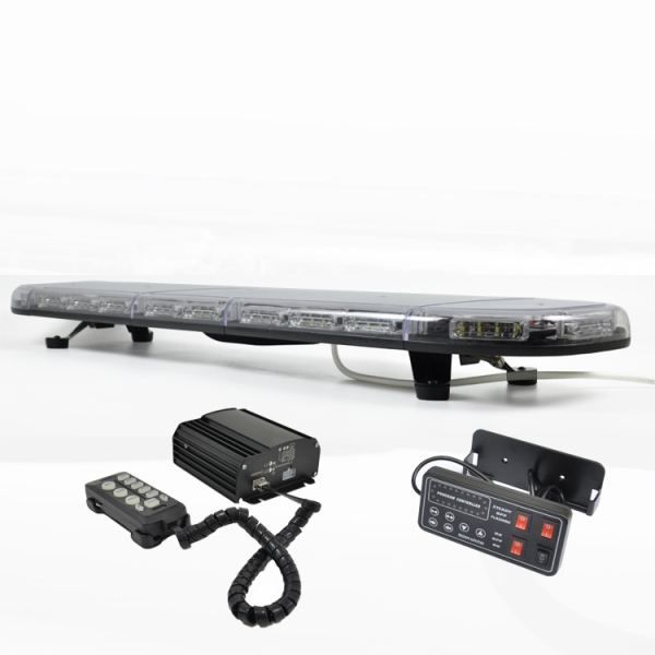Wholesale  264W Aluminum Waterproof Warning Strobe Thin Amber Led Police Emergency Vehicle Light Bar With Siren