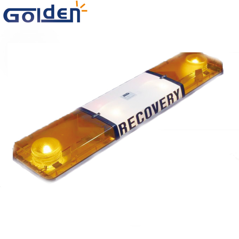 Low profile Police used Led full size flashing blue warning escort vehicle light bars